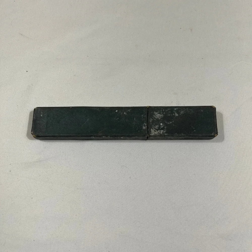 Shumate 296 Straight Razor Mens Black Vintage St Louis USA With Box